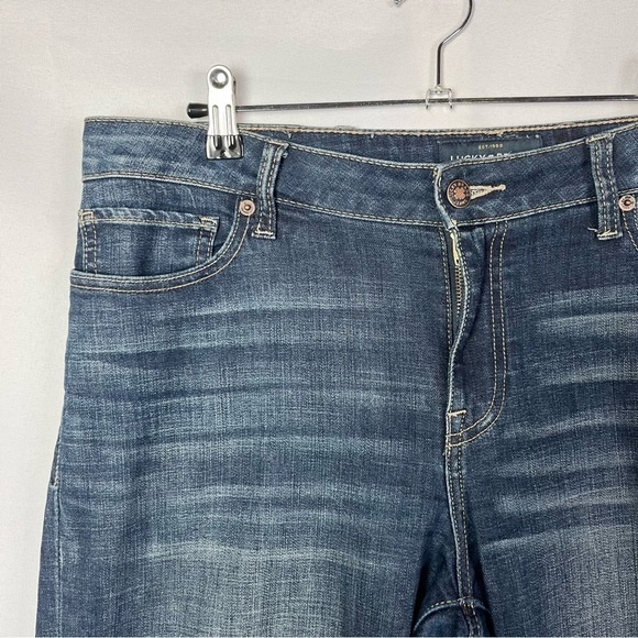 Lucky Brand Lolita Crop Dark Wash Skinny Jeans 12 - Picture 4 of 4